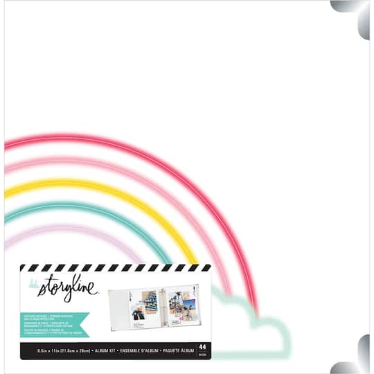 Heidi Swapp&#x2122; Storyline 3 Rainbow D-Ring Album